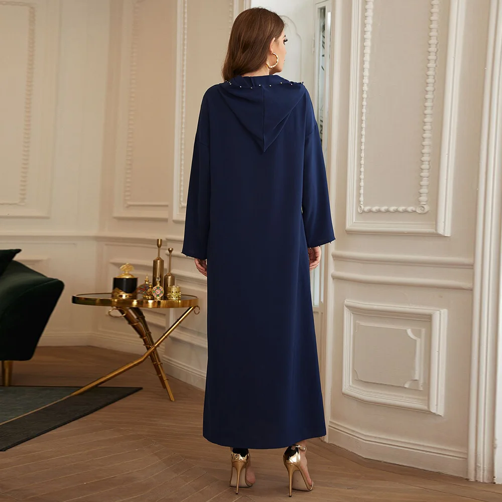 Абайя Дубай Турция хиджаб мусульманское платье ислам европейская одежда