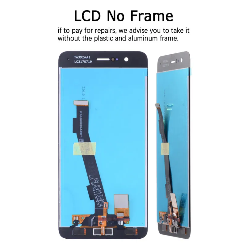 Дисплей для Xiaomi Mi Note 3 LCD в сборе с тачскрином 5.5'' черный синий