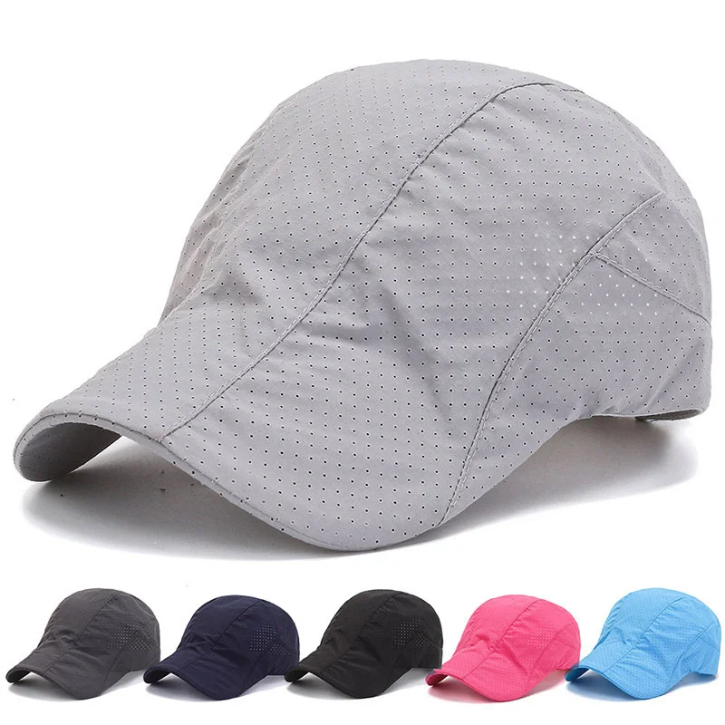 

Quick Dry Lightweight Ultra Thin Hat Breathable Mesh Baseball Cap Moisture Wicking Ball Cap Unstructured Outdoor Sports Caps