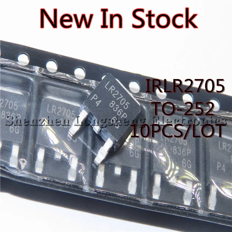 10 шт./лот LR2705 IRLR2705 IRLR2705TRPBF TO-252 оригинальный N-канальный полевой транзистор 55 в 28 А -