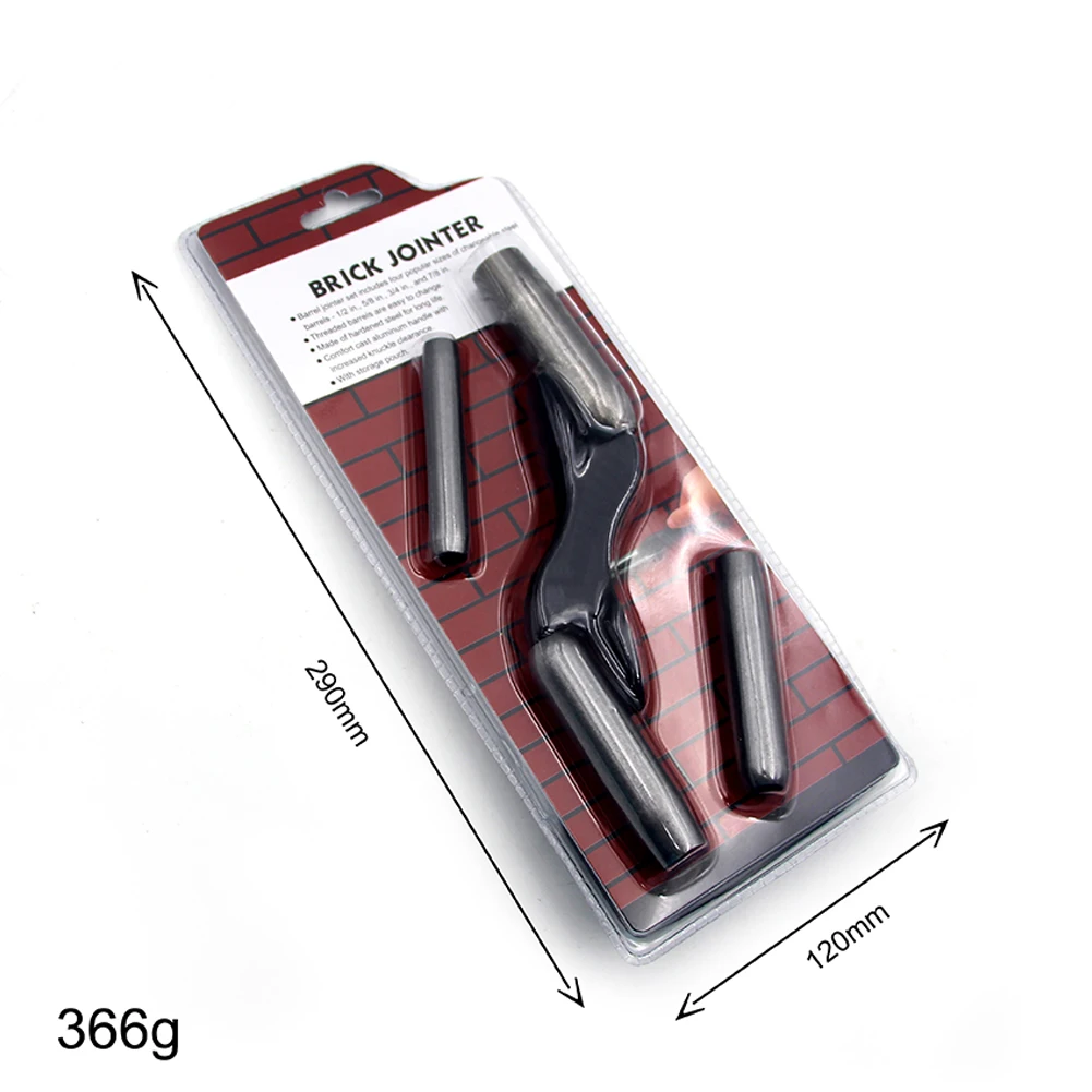 

Durable Easy Use Builder Home Wall Trimming Brick Jointer Hand Tool Metal Interchangeable Accessory Manual Hanheld Professional