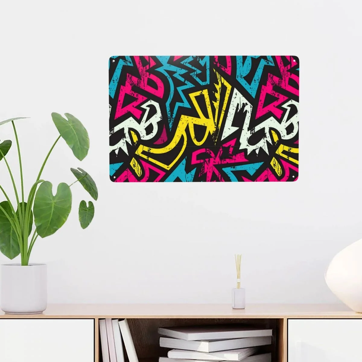 

Металлические жестяные знаки В Стиле Хип-хоп, граффити, уличное искусство, городской стиль, винтажная железная живопись, гараж, комната, дом...