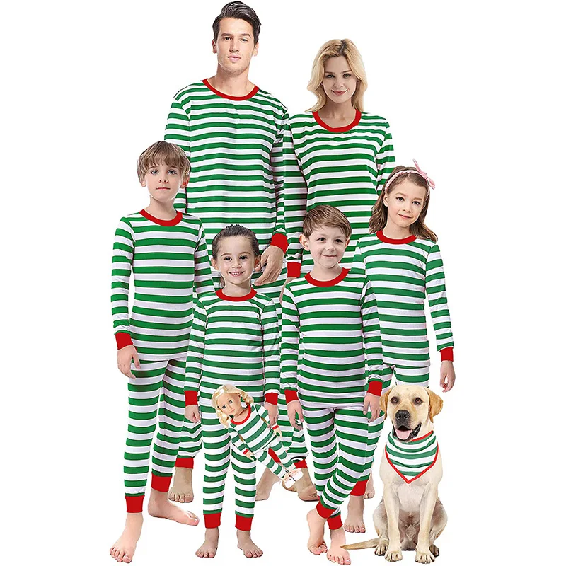 

Новый рождественский Семейный комплект пижам, подходящая одежда для мамы, отца, детей, семейный наряд, Комбинезоны для маленьких девочек, од...