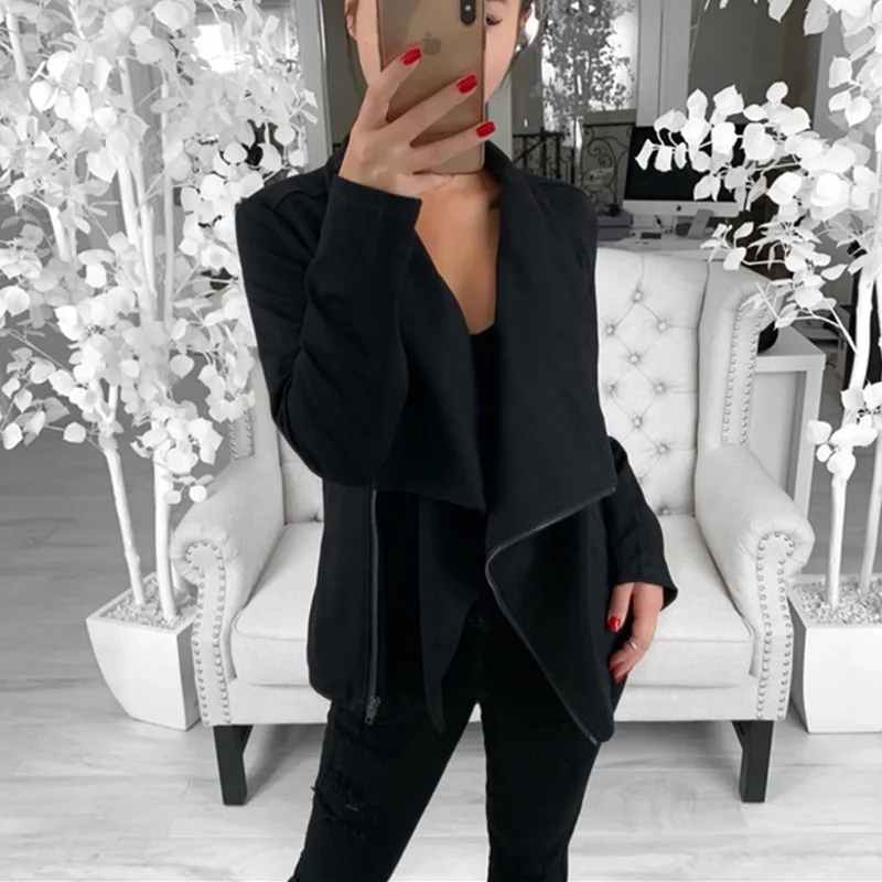 Новинка 2019 года женская куртка сезон осень весна куртки с длинными рукавами и