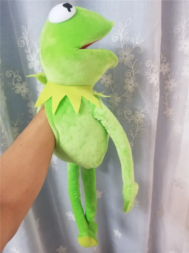 Новые куклы-лягушки из мультфильма «Muppets show Kermit», 40 см, плюшевые игрушки для детей, интерактивные игрушки