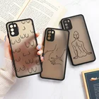 Абстрактный чехол для Redmi Note 10 9 8 Pro 9S 10S 9T 9C 9A, чехлы для Xiaomi Mi 11 Lite 11i 10T Poco X3 NFC M3 F3, черный чехол из поликарбоната