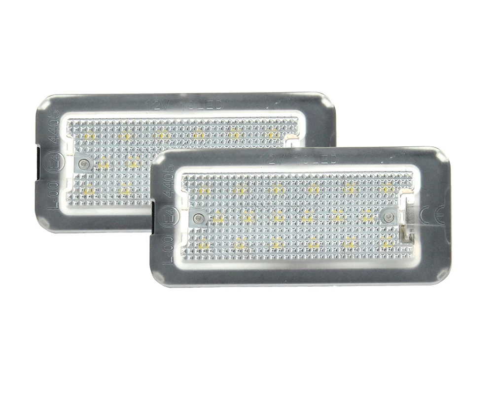 Canbus Белый светодиодный номерной знак огни для Fiat 500 500C 2009- OEM: 51800482