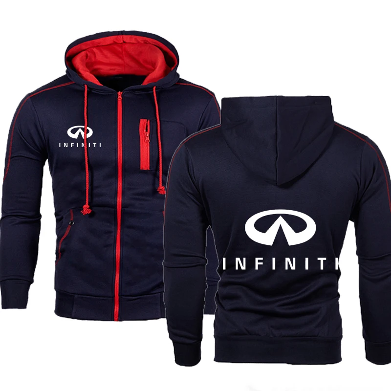 Новинка Сезон весна-осень Мужская Толстовки Infiniti автомобильные брелки с