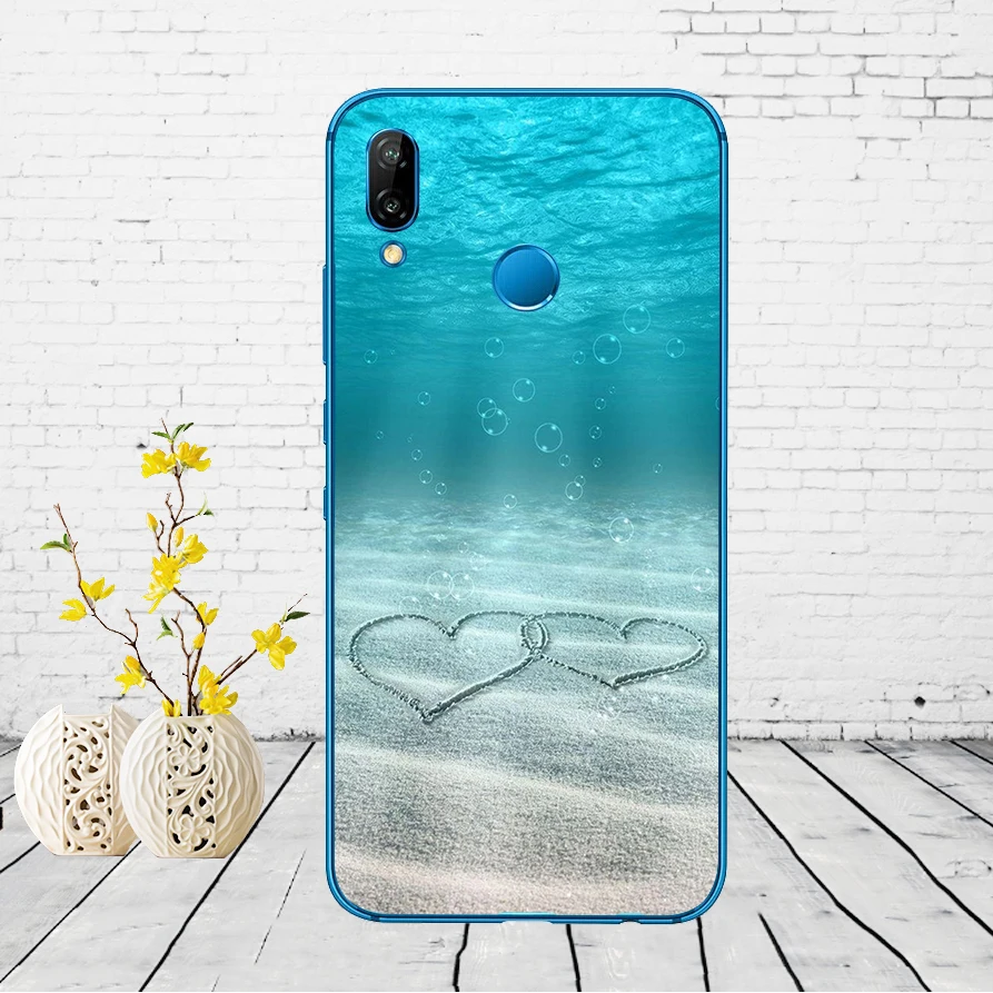 Huawei P20 Lite чехол 5,84 дюйма huawei P20 Lite мягкая резина, термопластичный полиуретан силиконовый чехол для телефона huawei P20 Lite чехол для сумки - Color: G38