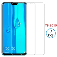 case for huawei y9 2019 cover tempered glass screen protector on y 9 9y y92019 protective phone coque bag jkm lx1 lx2 lx3 al00