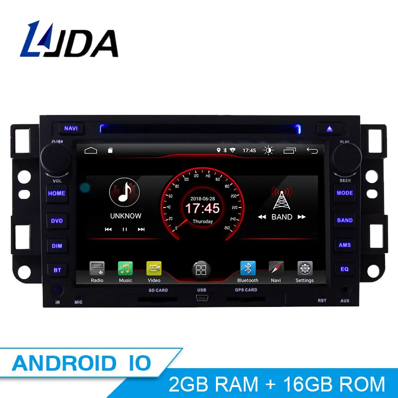 LJDA 2 Din Android 10,0 Автомобильный мультимедийный dvd-плеер для Chevrolet Aveo Epica Captiva Spark Optra Tosca Kalos gps стерео wifi