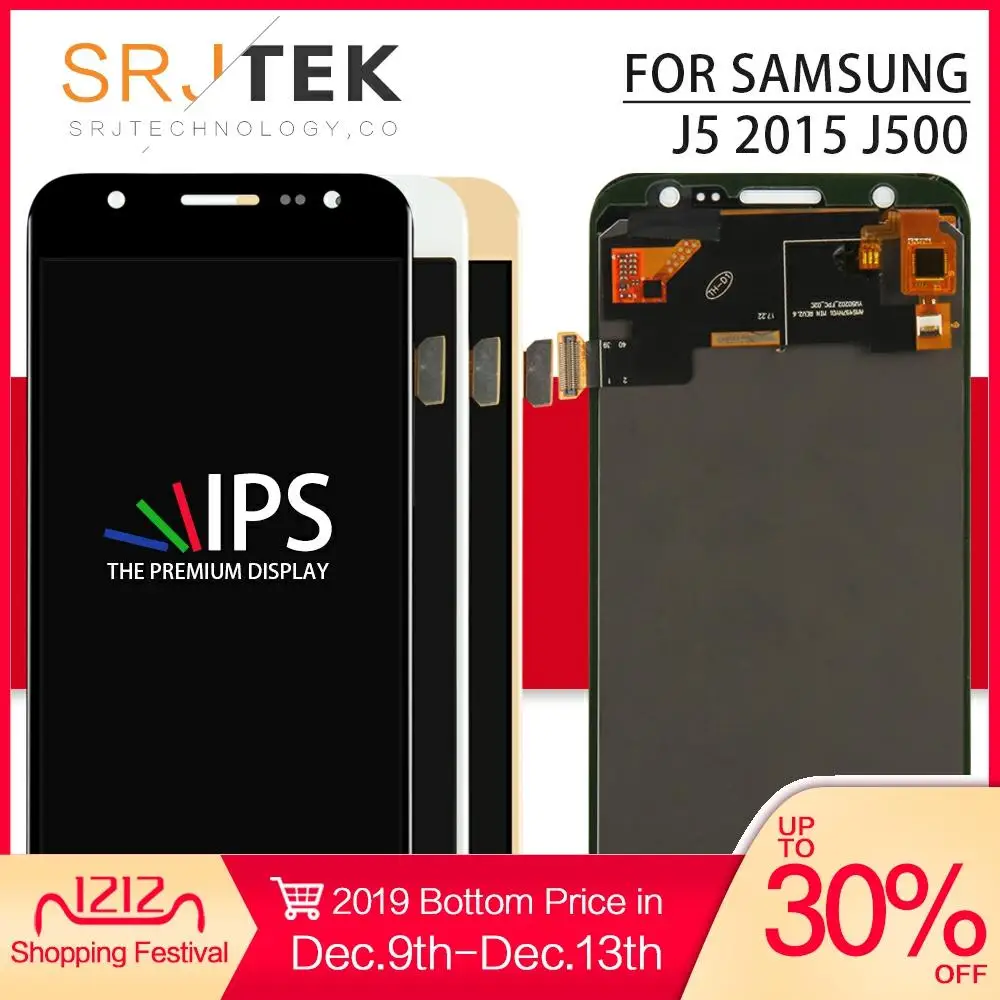 TFT для samsung Galaxy J5 2015 lcd J500 J500F J500FN дисплей J500H ЖК сенсорный дигитайзер стекло сборка
