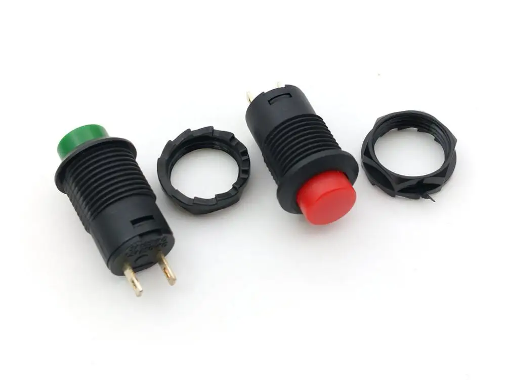 12 мм Блокировка с фиксацией кнопки вкл./выкл. Зеленый + красный | Обустройство дома