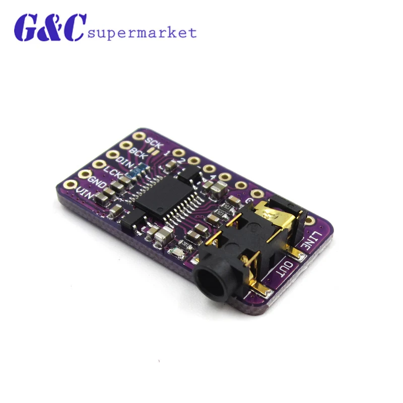 1 шт. интерфейс I2S PCM5102 DAC декодер GY-PCM5102 модуль плеера для Raspberry Pi diy electronics |