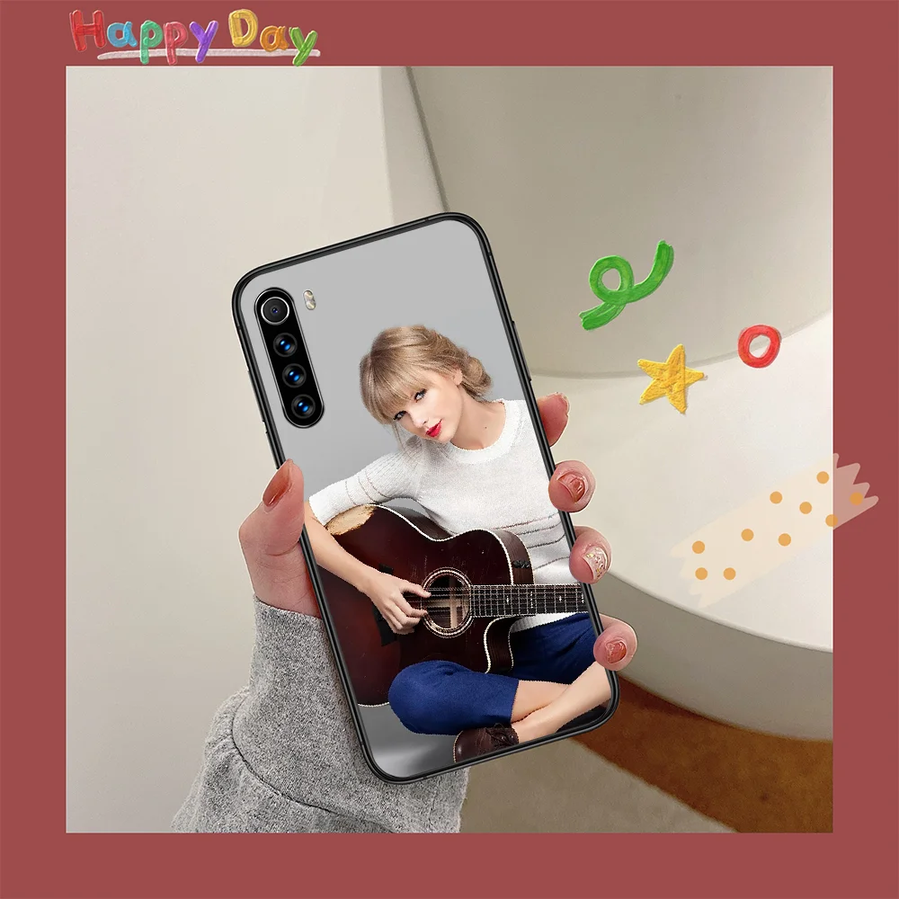 

Taylor Alison Swift Phone Case For XIAOMI Redmi Note 5 7 8 T 9 6A 7A 8A 9S K 20 30 Pro black Cover Silicone Hoesjes Painting