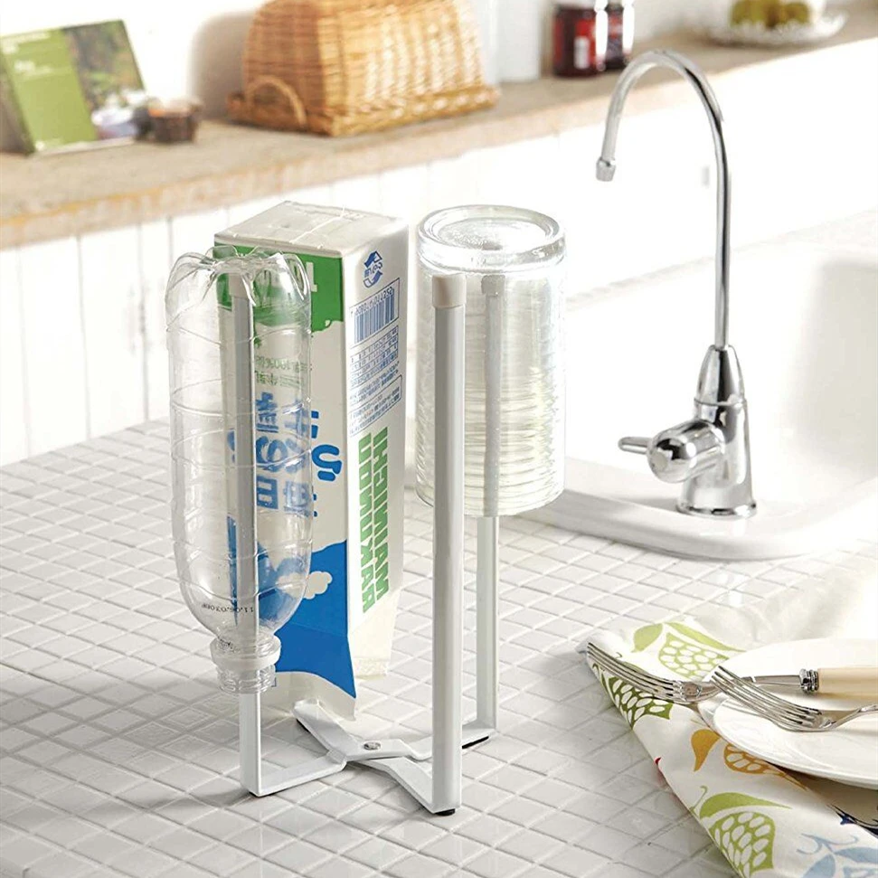 Многофункциональная стеклянная полка подставка для кружки складная пластиковая