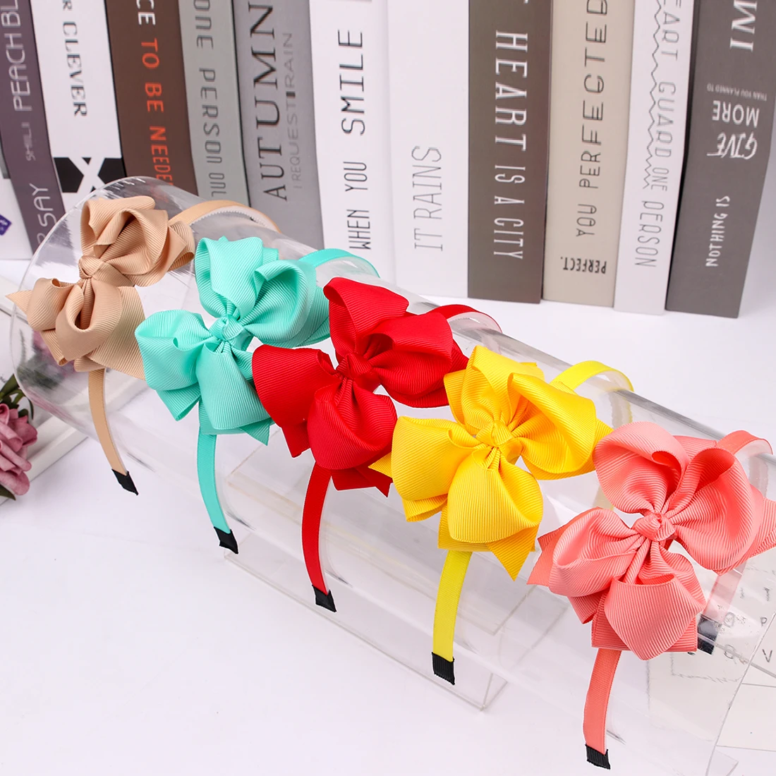 1 шт. ободки для девочек аксессуары волос блестящие банты обруч на голову 4 дюйма