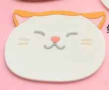 Фото Cutie cat подставка силиконовая подставка термостойкая миска подставка столовые приборы подставка под чашку коврик подставка кухонный стол си... №5