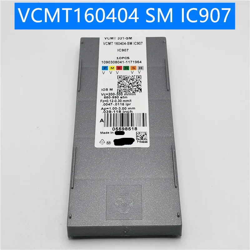 VCMT160404 SM IC907 908 VCMT 160404 CVD+ PVD ЧПУ Инструменты