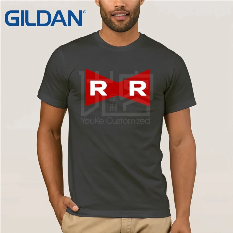 Новинка футболка Dragon Ball Z красная лента армейский логотип аниме мультфильм