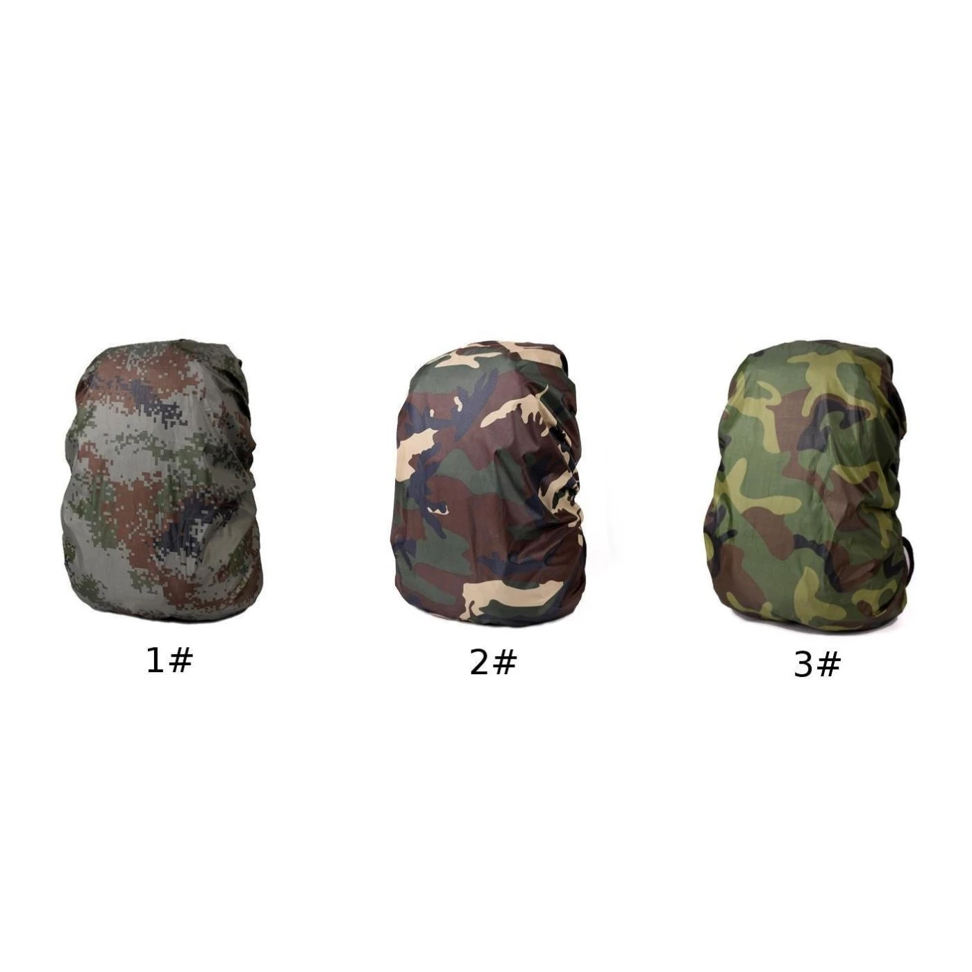 

Hiking Travel Bag Raincoat Waterproof Fabrics Backpack Rain Cover Adjustable 1pc
