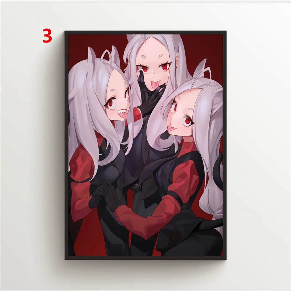 Плакаты из аниме Картина на холсте с изображением модея и малины настенное