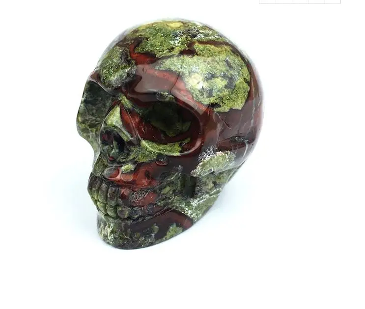 Резьба из натурального кристалла 2 дюйма кость дракона и крови 1 шт. | Дом сад