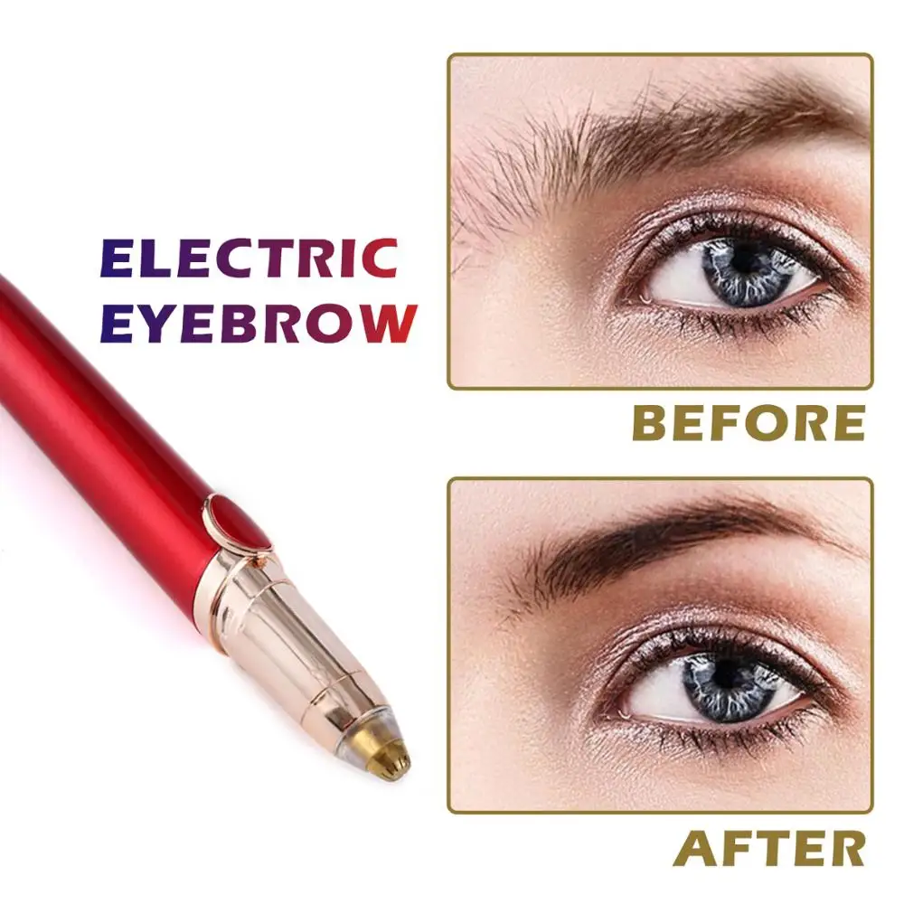 Электрический Уход за кожей лица бровей удаления волос лазерный эпилятор Набор