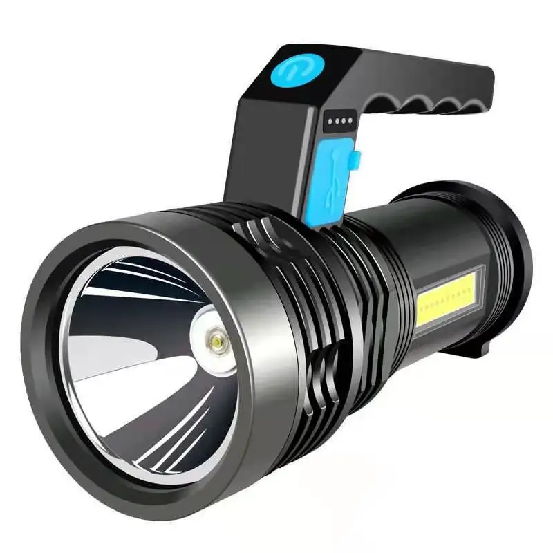 

Super Bright Portable COB LED Flashlight USB Rechargeable Floodlight Outdoor Camping Lantern Searchlight Spotlight Torch