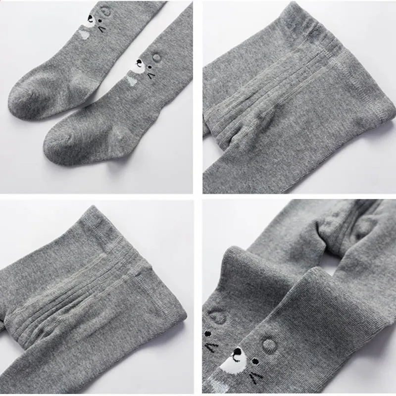 

Children Pantyhose Knitted Girls Stockings Kids Girl Tights Cute Baby Girl Autumn Cartoon Tights