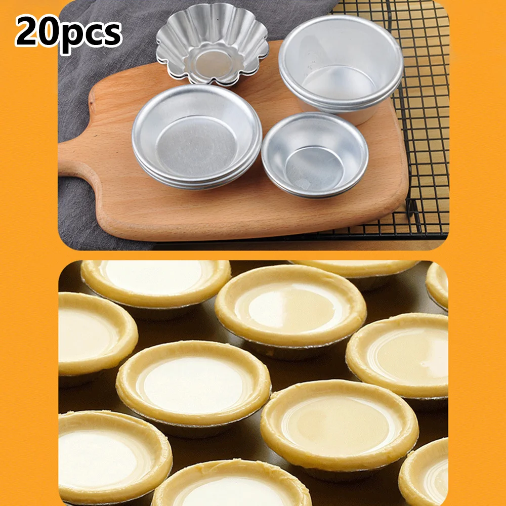 

Baking Tool Mold Molds Aluminum alloy Supplies Non-Stick Egg Tart Cake