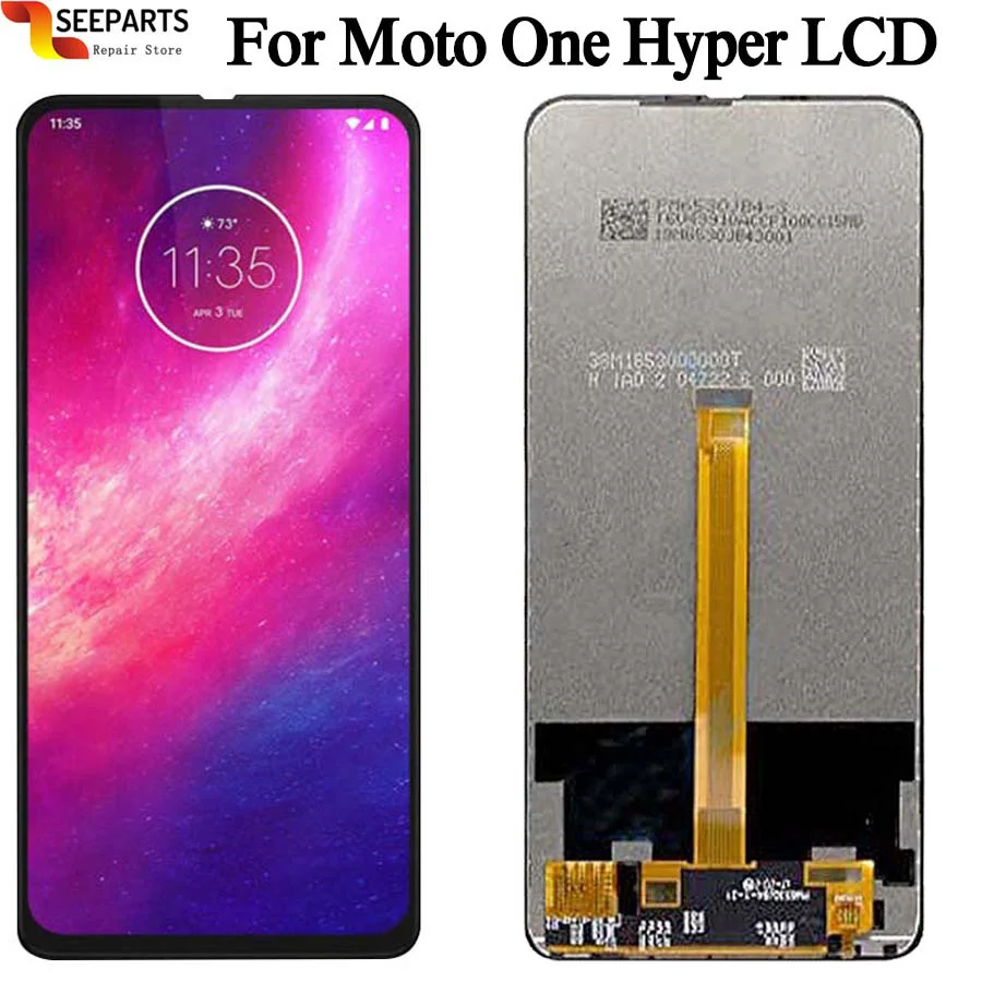 ЖК-дисплей для Motorola Moto One сенсорный экран с дигитайзером в сборе MOTO OneHyper XT2027