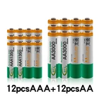 Новинка 100%, батарея AAA, 1,2 в, 1350 мАч, перезаряжаемая батарея aaa, NI-MH, 1,2 в, AA аккумулятор 3000 мАч, NI MH, AA перезаряжаемые батареи
