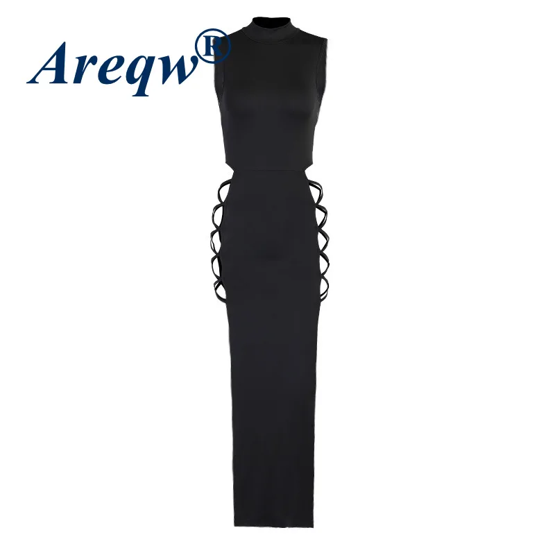 

2021 Summer New Sexy Vest Strappy Skirt Sexy High Slit Strap Skirt Women