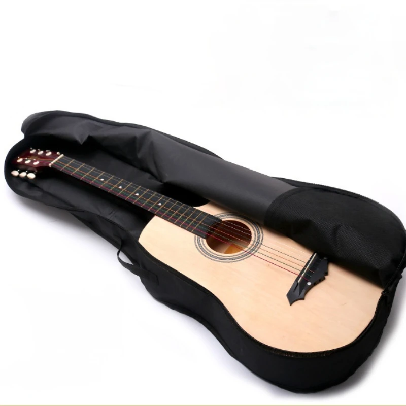 

38/40/41 Inch Thick Waterproof Guitar Bag With Double Shoulder Straps Oxford Acoustic Folk Musical Instrument Package 3.0