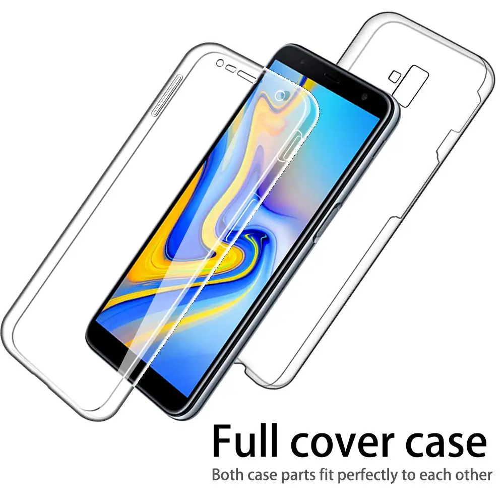 360 градусов полный корпус чехол для Samsung Galaxy S8 S9 плюс A6 A8 J4 J6 A7 2018 J2 s7 s6 edge Plus Note 8 9 4 5 10