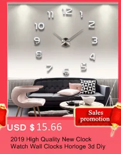 3D Diy Coffee Time Clock Acrylic Wall Clock Modern For Kitchen Home Decor Cup Shape Wall Sticker Hollow Numeral Clock