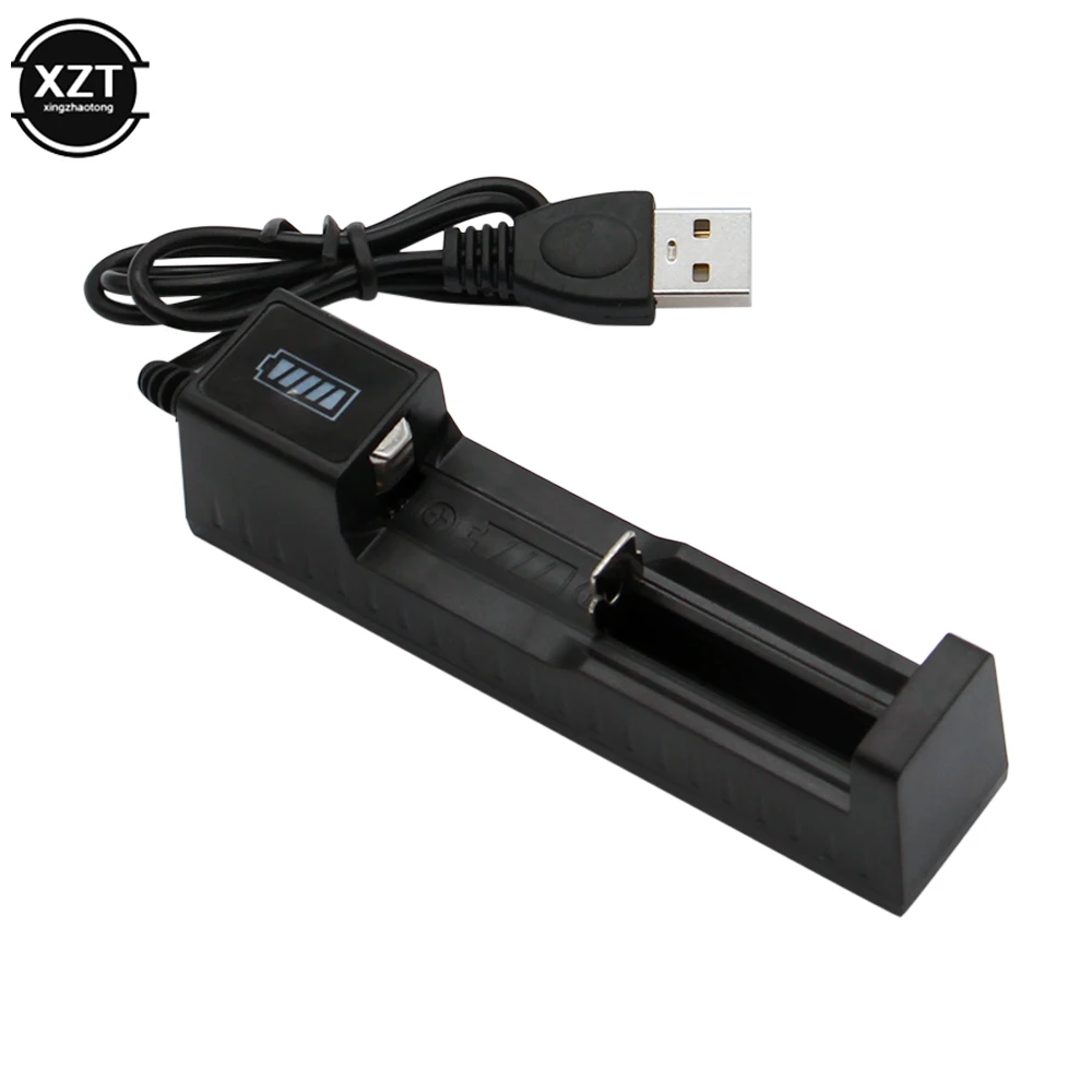 Универсальное 1х 2х слот USB зарядное устройство умная Зарядка для литий-ионных