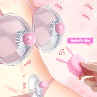 nipple massage vibrators remote control clitoris stimulator sucking cups breast enlargement pump masturbator sex toys for women
