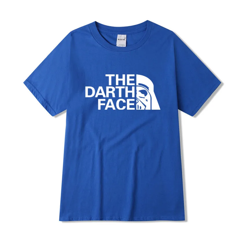 Летние новые модные мужские футболки Звездные войны Дарт лицо Футболка хлопок Высокое качество Повседневная футболка с коротким рукавом