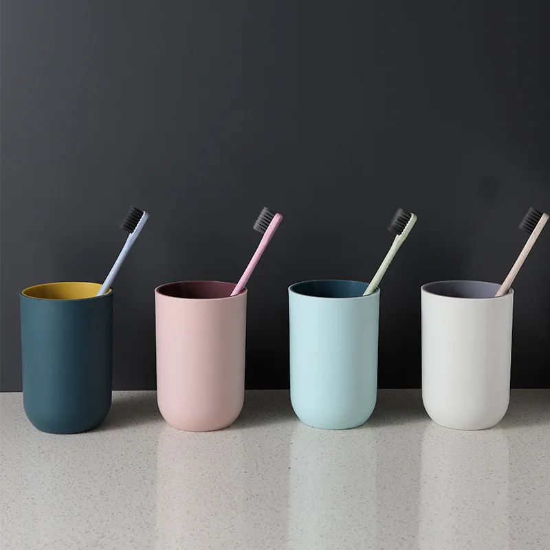 

Creative modern Hotel Brushing Ceramic Cup Nordic Wind Couple Mouth Cup Simple Toothbrush Cup Bathroom Accessories Brushing Cup