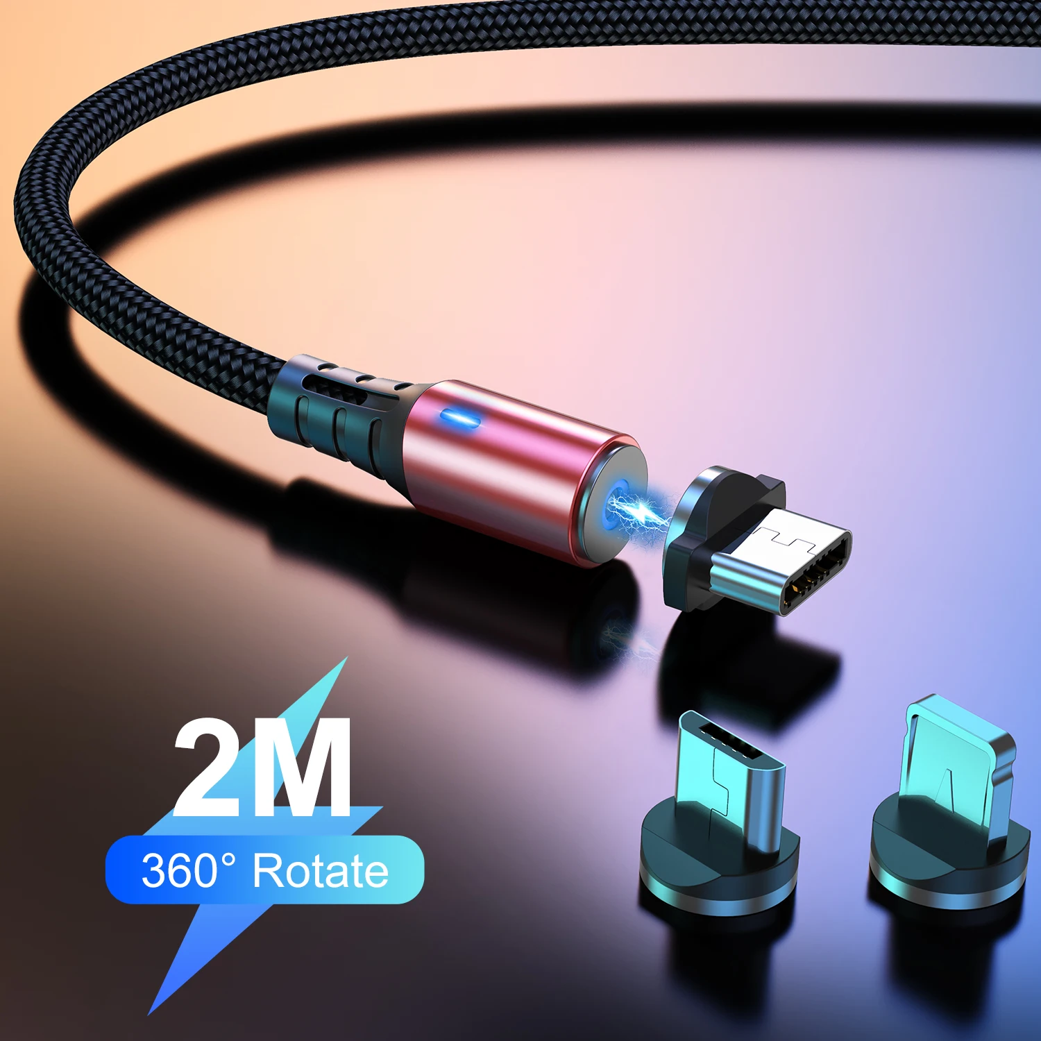 GTWIN Магнитный Micro USB Type C кабель для iPhone Xiaomi Android мобильный телефон Быстрая зарядка
