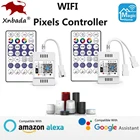 WS2812B WS2811 Волшебный дом WiFi RGB пикселей светодиодный контроллер совместимый с AlexaGoogle Home для адресной RGB светодиодной ленты