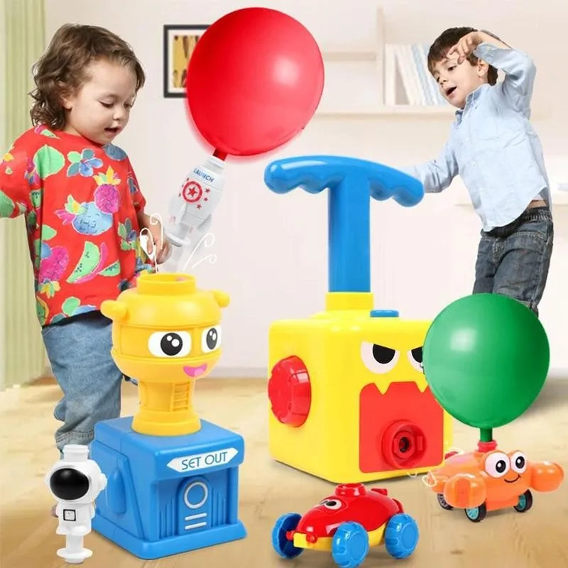 

Cute Car Inertial Power Balloon Toy Boy Hot Frog Duck Model Car Toy Educational Science Experiment Toys For Children Kid Gifts