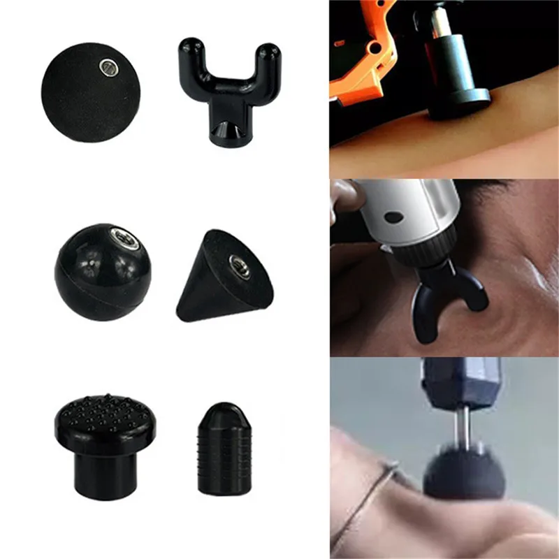

Massage Head Collection Replaceable Percussion Instrument Deep Massage Gun Puzzle Tip Set Body Muscle Massager
