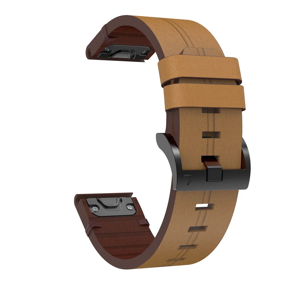 Quick Fit кожаные ремешки для часов Garmin Fenix 3 3HR 5 6plus Pro Forerunner 935 945 наручных gps 5X 6 6X 5S 6S
