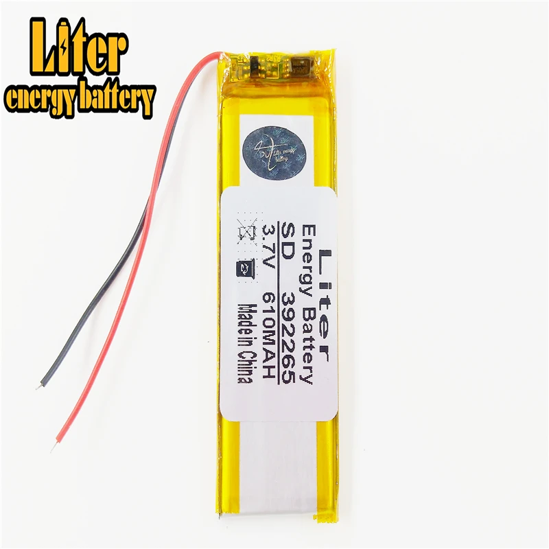 392265 3 7 V 610mah литий полимерная батарея с защитной платой для MP4 GSP PSP цифровые