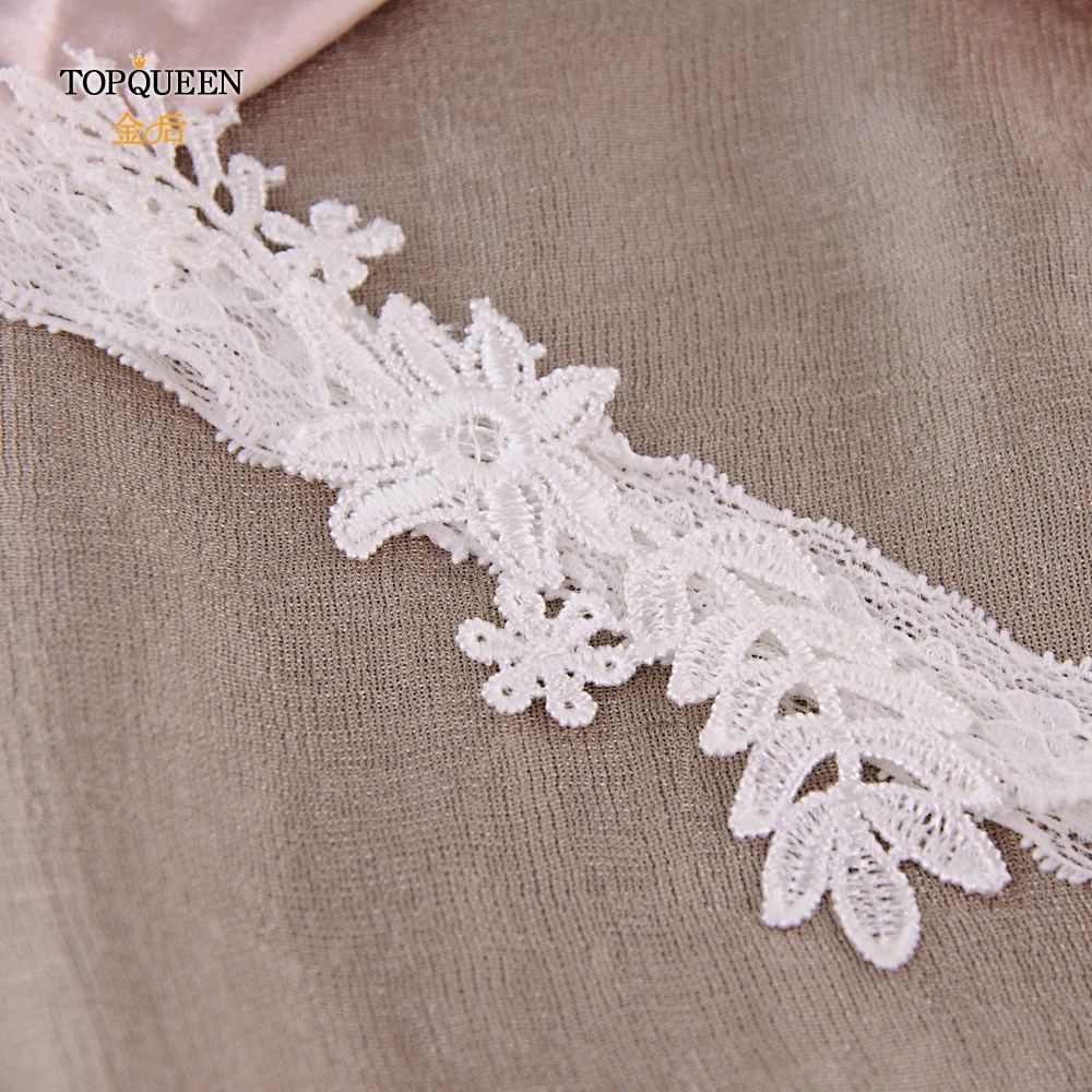 TOPQUEEN Wholesale Cosplay Wedding Garters Lace Embroidery Floral Sexy for Women/Bride Thigh Ring Bridal Leg Garter TH08 | Свадьбы и