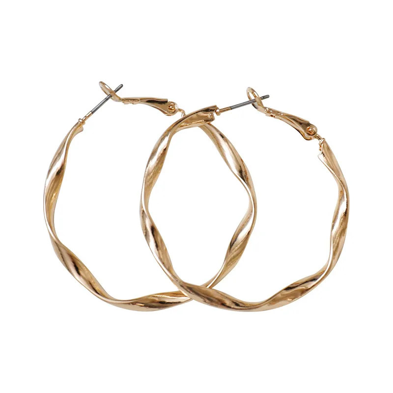 

Simple temperament wild earrings curved size circle earrings earrings Women's jewelry gadgets for women