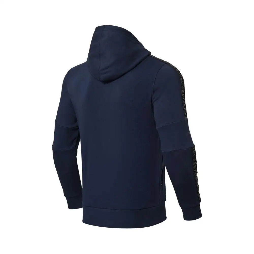 Мужская баскетбольная Толстовка Li Ning бейсбольная с капюшоном из 84% хлопка и